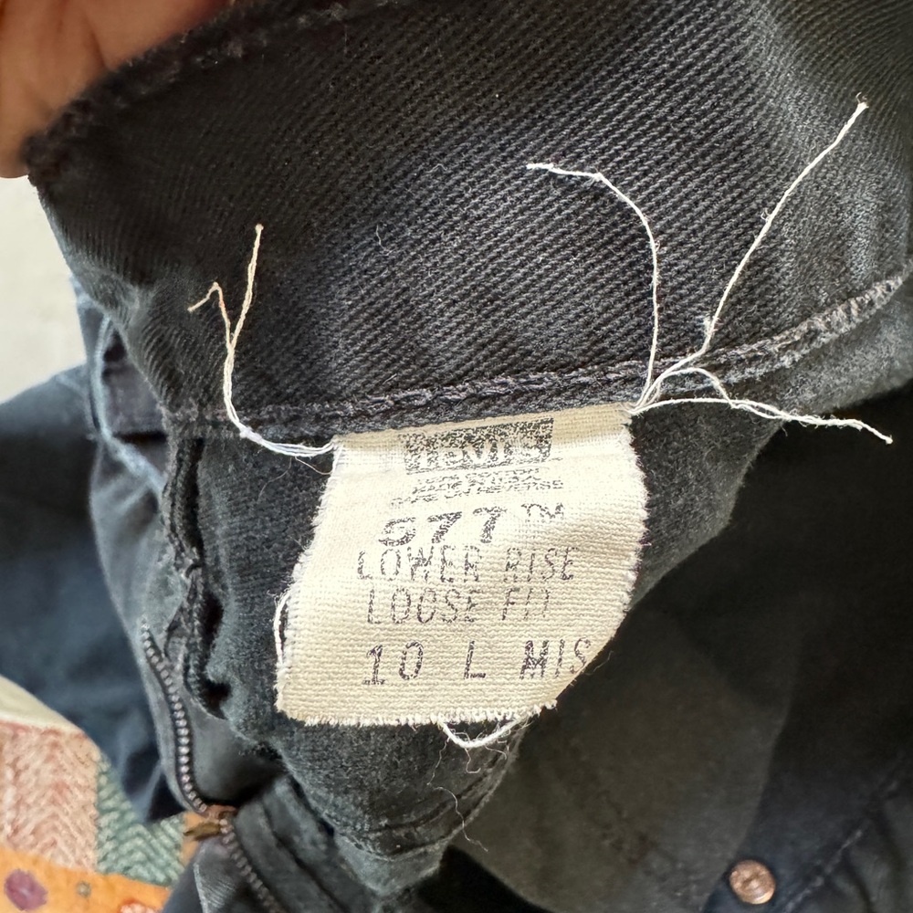 Levi’s 577 Black - Size 10 (30” length) - Picture 2 of 6